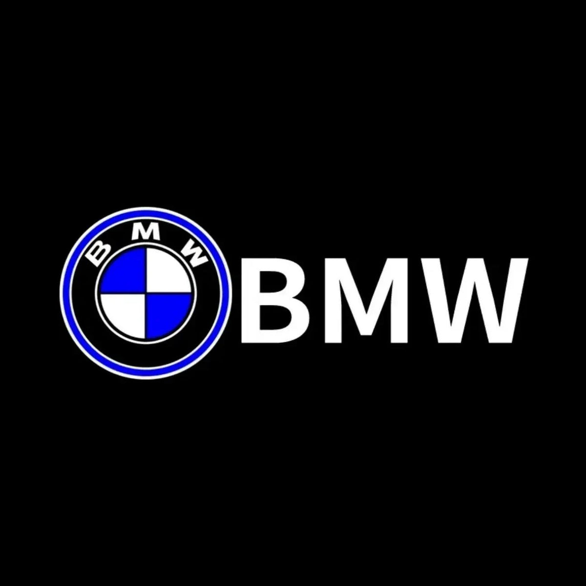 Éclairage de porte logo BMW blanc