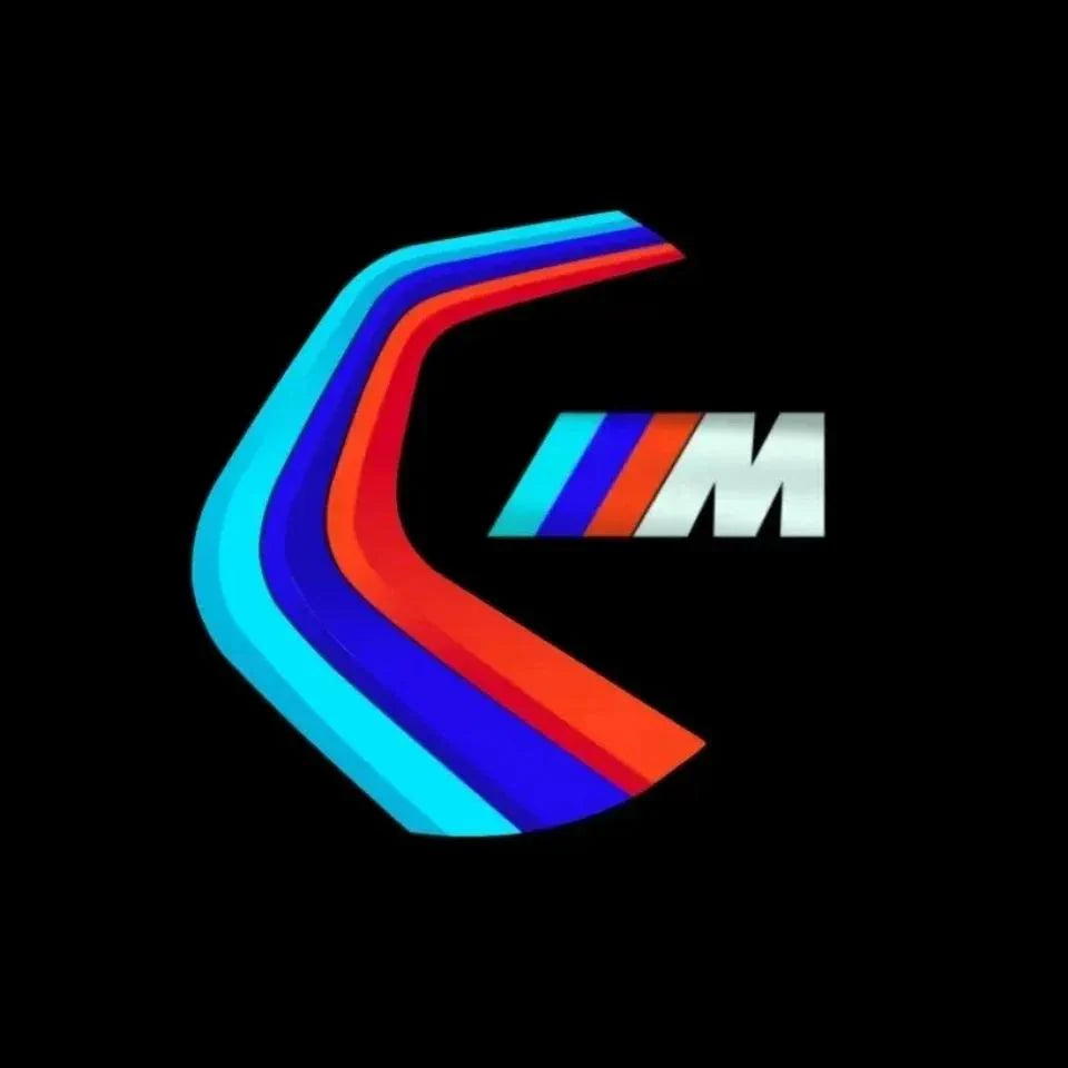 BMW M Circuit Logo Door Lighting