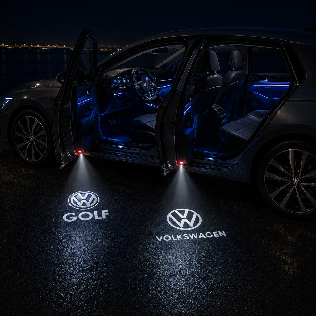 2 LED Door Projectors Volkswagen Logo