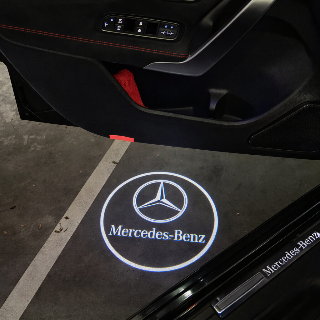 Éclairage de porte logo Cercle Mercedes-Benz