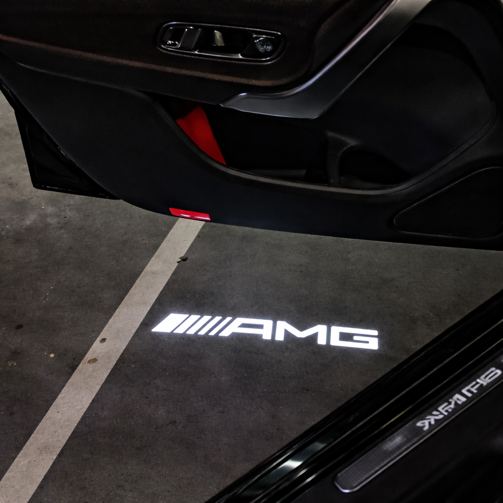 Éclairage de porte logo Mercedes AMG
