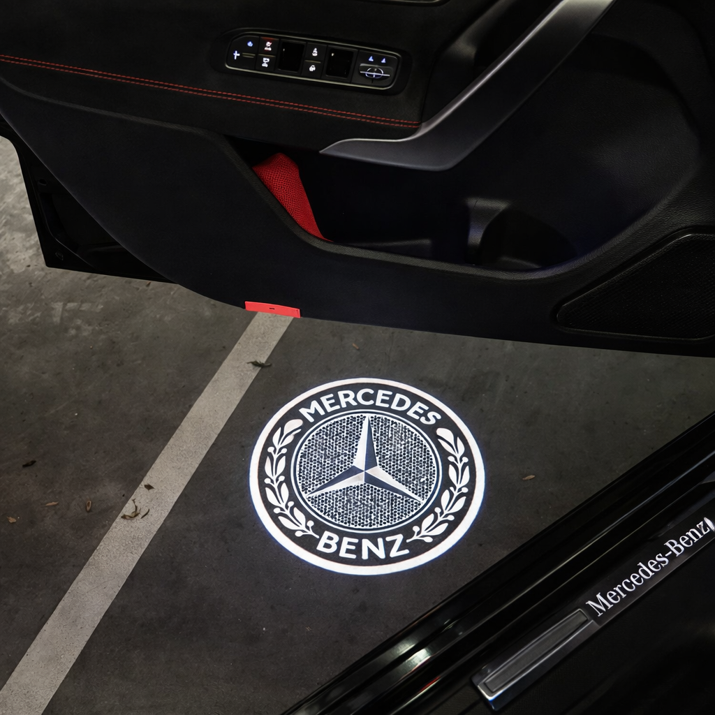 Éclairage de porte logo Mercedes-Benz