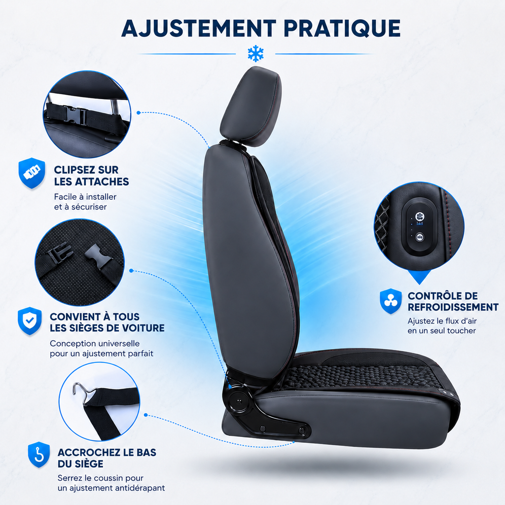 IceDrive™ - Housse rafraîchissante pour voiture