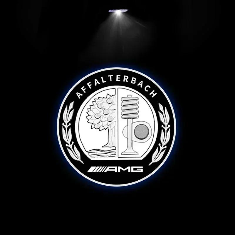 2 Mercedes Logo LED Courtesy Door Lights