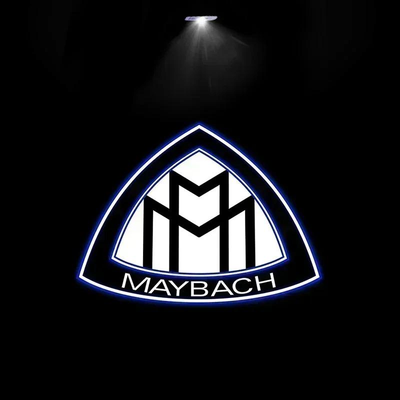 2 Mercedes Logo LED Courtesy Door Lights
