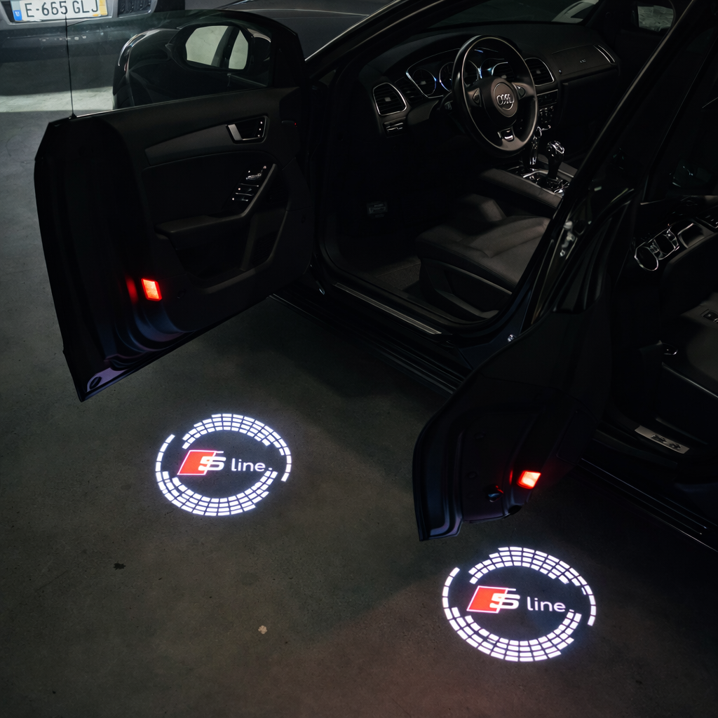 AUDI S LINE CIRCLE Door Lights