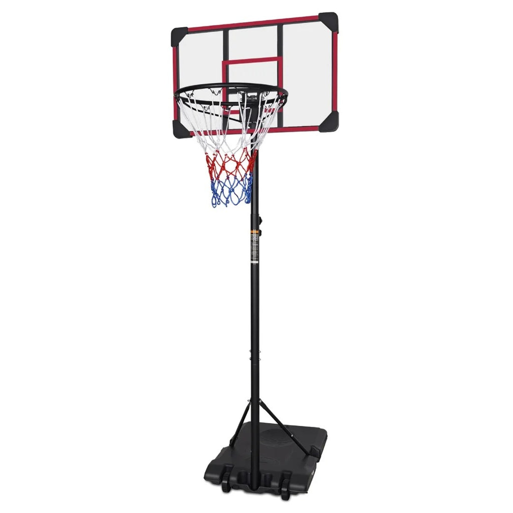 Canestro da basket portatile regolabile in altezza da 170 a 213 cm