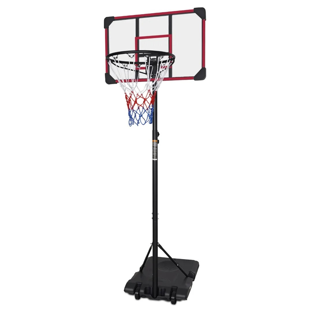 Canestro da basket portatile regolabile in altezza da 170 a 213 cm