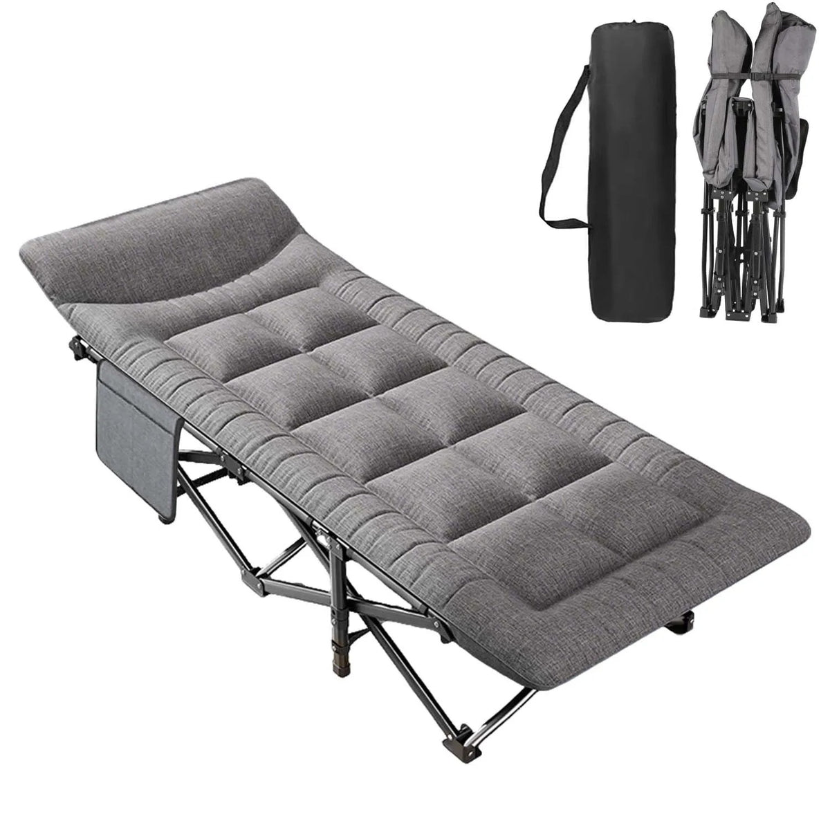 Letto da campo ergonomico pieghevole