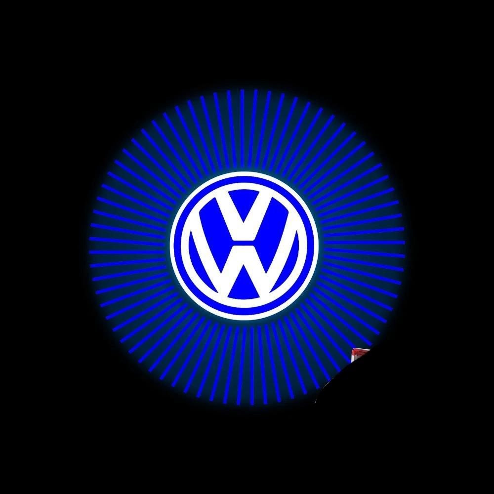 2 LED Door Projectors Volkswagen Logo