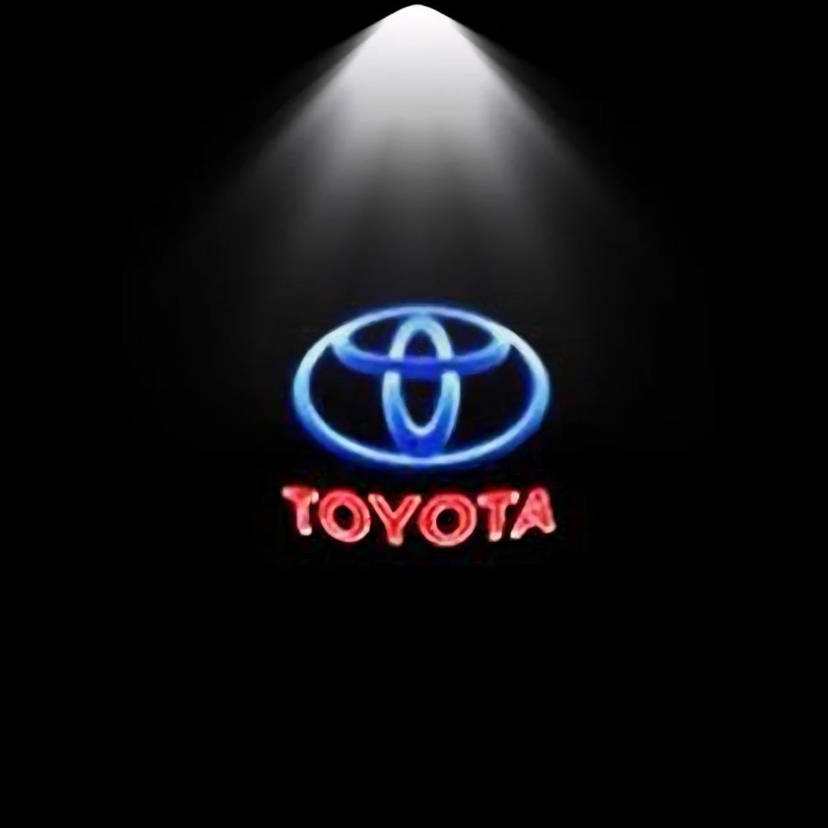 2 Projecteurs LED portières logo Toyota