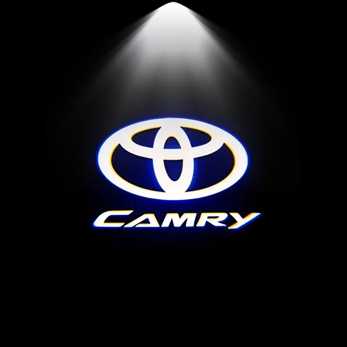 2 Projecteurs LED portières logo Toyota