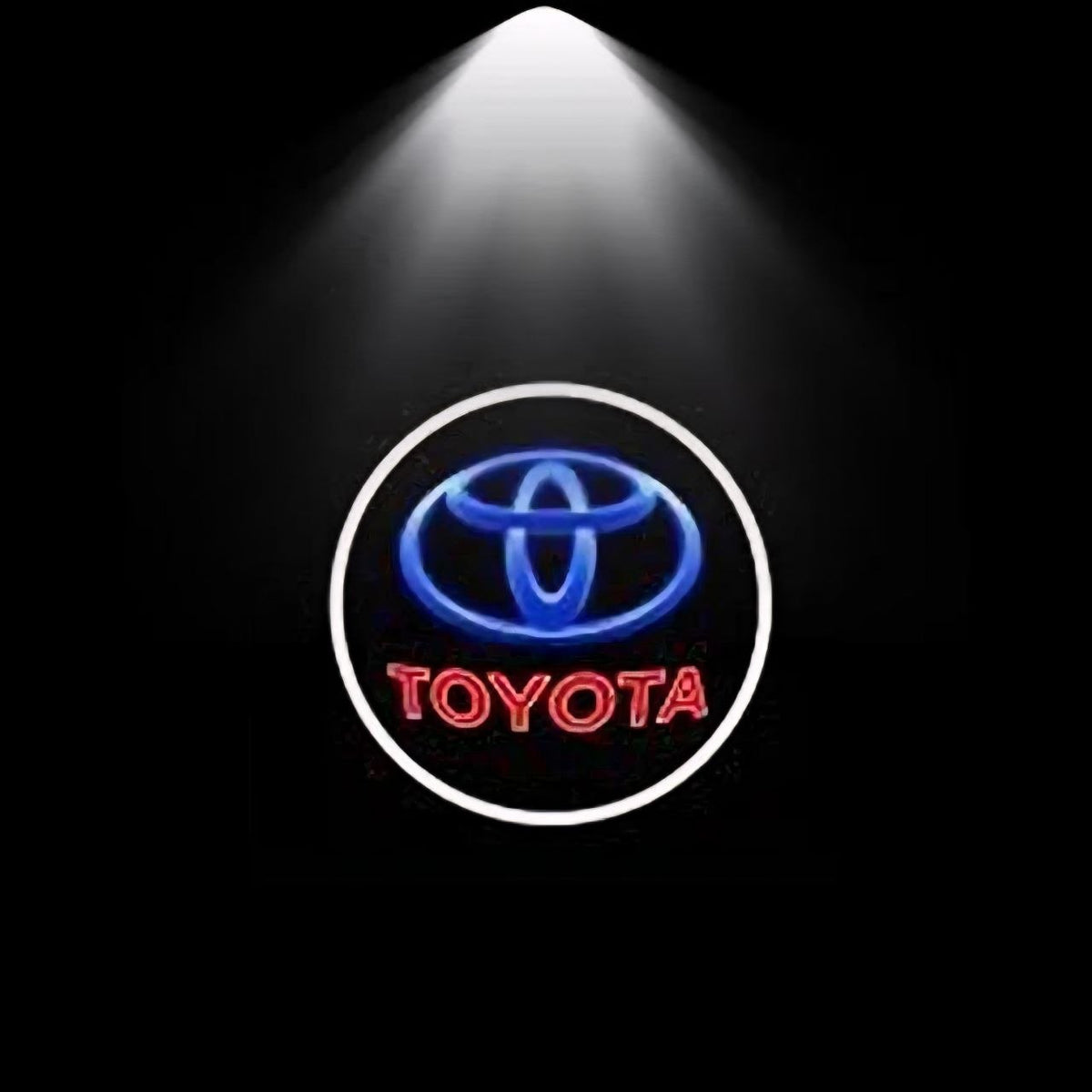 2 Projecteurs LED portières logo Toyota