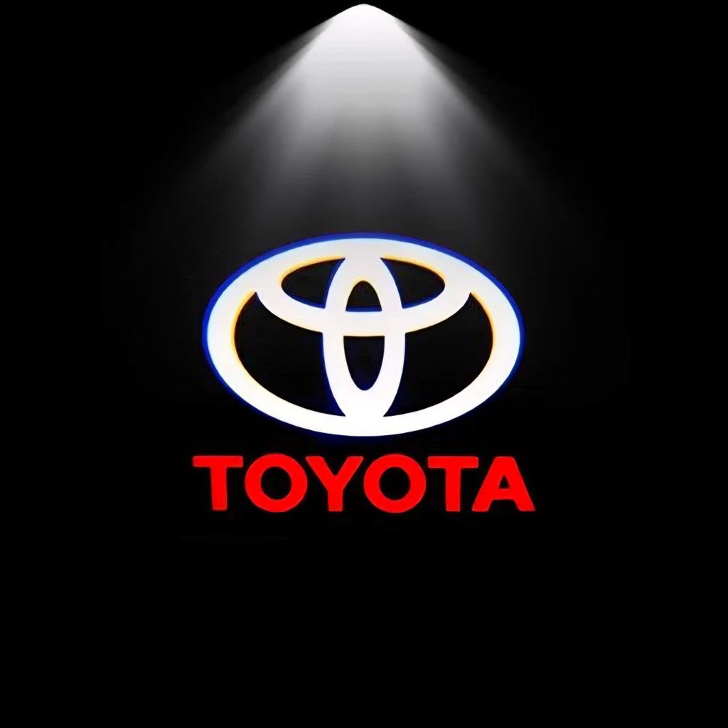 2 Projecteurs LED portières logo Toyota