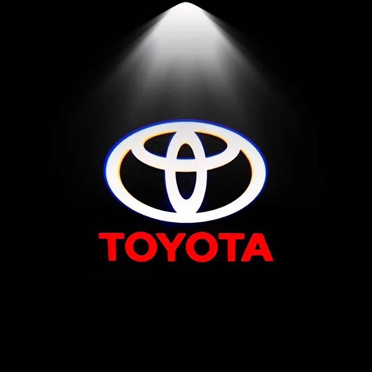 2 Projecteurs LED portières logo Toyota