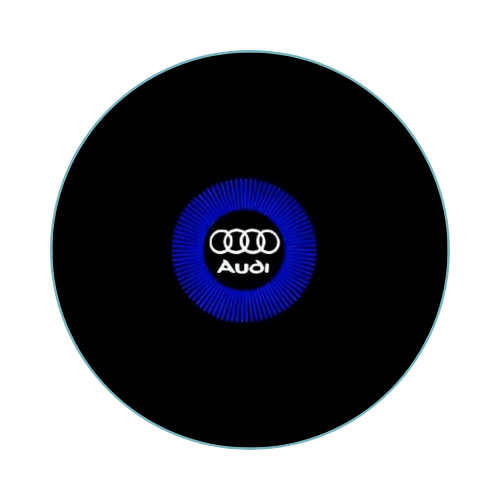 Éclairage de porte CERCLE BLEU AUDI